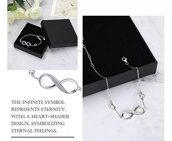 Pulsera Plata Símbolo Amor Infinito