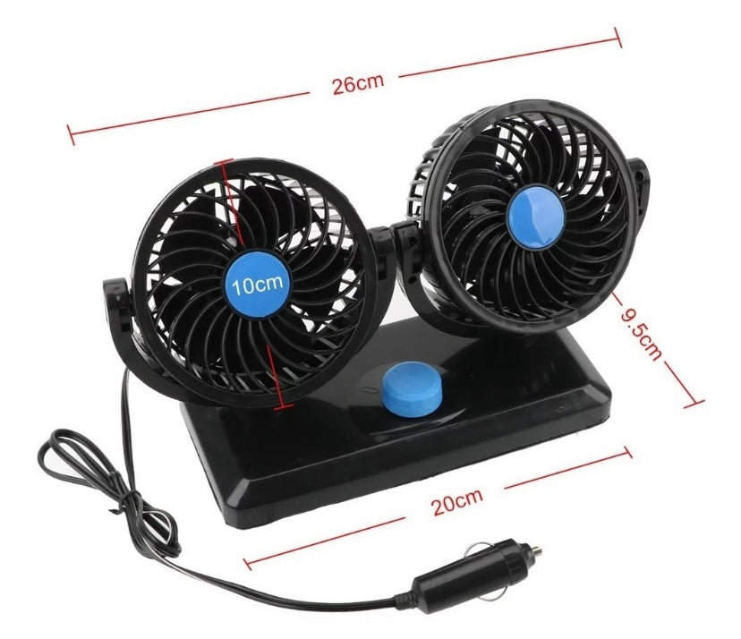 Ventilador de Auto doble 12v