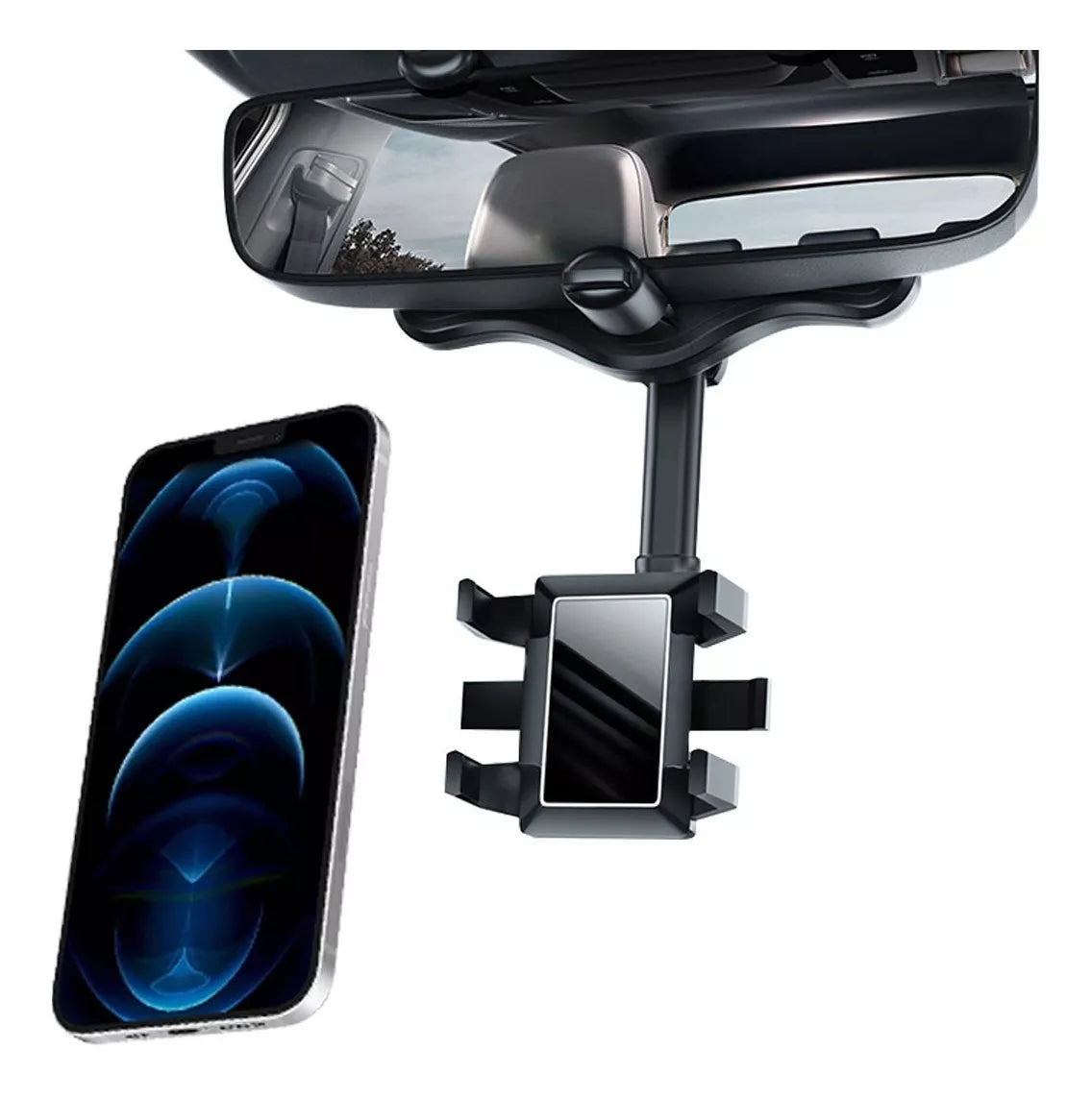 Soporte celular 360 auto retrovisor