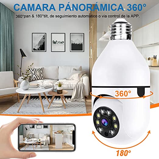 camara foco tipo ampolleta  360